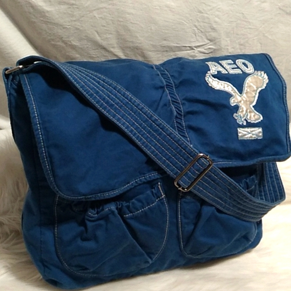 SALE! American Eagle Outfitters Y2K Fold Over Closure Messenger Bag (#28)